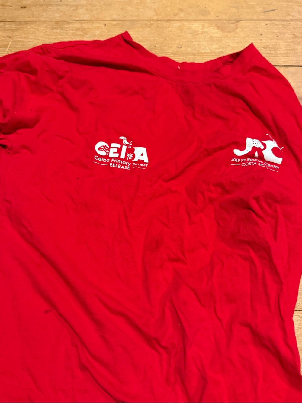 Ceiba Primary Forest Release Red Short Sleeve Tee